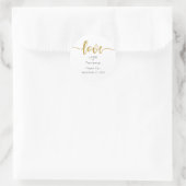 Stickers Mariage, Étiquettes Mariage, Script, Amou (Sac)