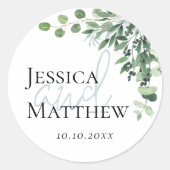 Stickers Mariage Eucalyptus (Devant)