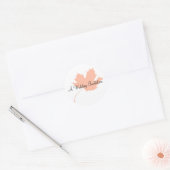Stickers Mariage Feuille (Enveloppe)