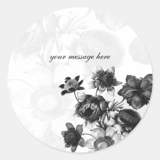 Stickers Mariage Fleur Élégant (Devant)