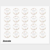 Stickers Mariage fleur sauvage (Feuille)