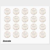 Stickers Mariage fleur sauvage (Feuille)