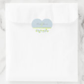 Stickers Mariage Fleurs Chartreuse (Sac)