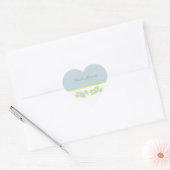 Stickers Mariage Fleurs Chartreuse (Enveloppe)