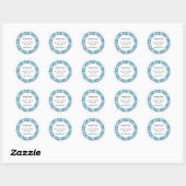 Stickers Mariage Fleurs Folk (Feuille)