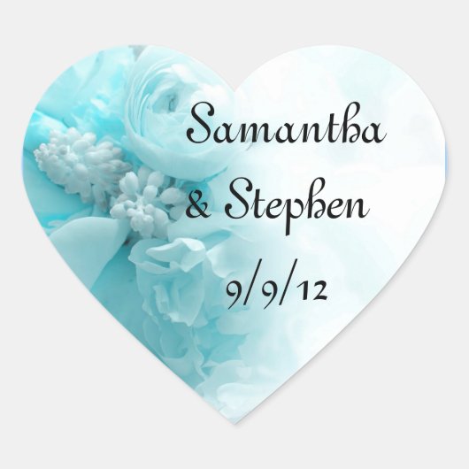 Stickers Mariage Floral (Devant)