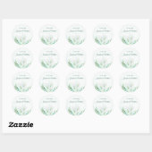 Stickers Mariage Floral Calla Lilly Blanc (Feuille)