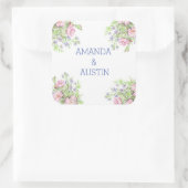 Stickers Mariage Floral & Étiquettes (Sac)