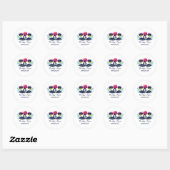 Stickers Mariage floral funky (Feuille)