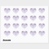 Stickers Mariage Floral Lilac Fleurs (Feuille)