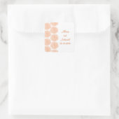 Stickers Mariage Frontière Zinnia, Tangerine (Sac)