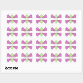 Stickers Mariage Fuchsia Green Geometry Triad (Feuille)