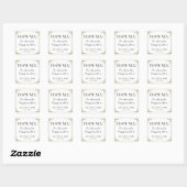 Stickers Mariage Gatsby Blanc Art Déco (Feuille)