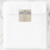 Stickers Mariage Grey Élégant Déco (Sac)