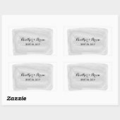 Stickers mariage gris aquarelle (Feuille)