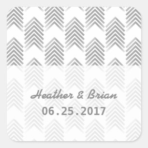 Stickers Mariage Gris Tribal Arrows