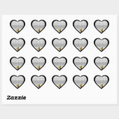 Stickers Mariage Halloween Chat & Chouette (Feuille)
