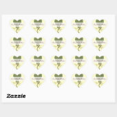 Stickers Mariage Inséparable Art Nouveau (Feuille)