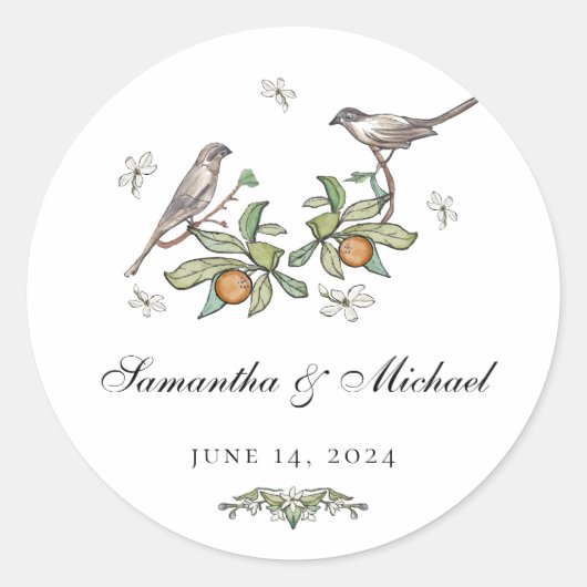 Stickers Mariage Inséparables (Devant)