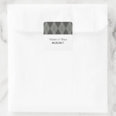 Stickers mariage Jacquard gris (Sac)