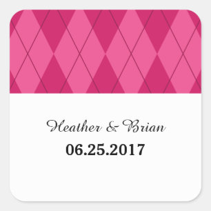 Stickers Mariage Jacquard rose