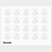 Stickers Mariage Lavande (Feuille)