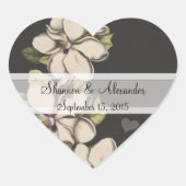 Stickers Mariage Magnolia vintage (Devant)