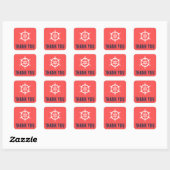 Stickers Mariage marine et corail (Feuille)