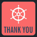 Stickers Mariage marine et corail<br><div class="desc">Sticker Mariage marin bleu et corail bleu marine et corail Merci sticker avec une barre blanche. Il conviendra parfaitement aux mariages nautiques ou aux mariages à thème marin et océanique. Les éléments correspondants sont disponibles. com</div>