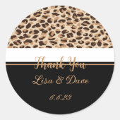 Stickers mariage Merci personnalisés (Devant)