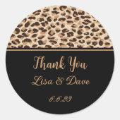 Stickers mariage Merci personnalisés (Devant)