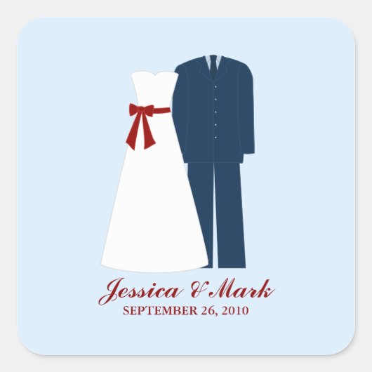 Stickers Mariage Militaire (Devant)