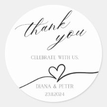 stickers mariage minimaliste