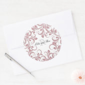Stickers Mariage Monogramme Blush & Sceaux Envelop (Enveloppe)