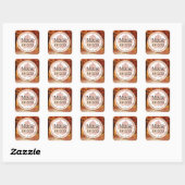 Stickers Mariage Monogramme Feuilles Automatiques  (Feuille)