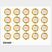 Stickers Mariage Monogramme Feuilles Automatiques  (Feuille)