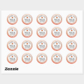 Stickers Mariage Monogramme Feuilles Automatiques  (Feuille)