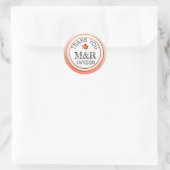 Stickers Mariage Monogramme Feuilles Automatiques  (Sac)
