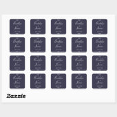 Stickers Mariage Nautique Avec Ancres Bleues (Feuille)