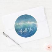 Stickers Mariage Ocean Waves (Enveloppe)