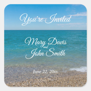 Stickers Mariage Paradis Bleu