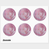 Stickers Mariage Peony rose clair Peine Peonies (Feuille)