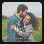 Stickers Mariage photo simple Favoriser Merci<br><div class="desc">Ajoutez une touche personnelle à vos faveurs de mariage avec ces Stickers Simple Photo Mariage Merci, conçus pour express votre gratitude d'une manière chic et élégante. Dotés d'un design moderne "Merci", ces autocollants comprennent une photo personnalisable de la mariée et du marié avec vos noms, créant un souvenir chaleureux et...</div>