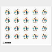Stickers Mariage Plage (Feuille)