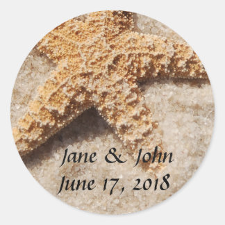 Stickers Mariage Plage Starfish