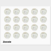Stickers Mariage préférés des Inséparables vintage (Feuille)