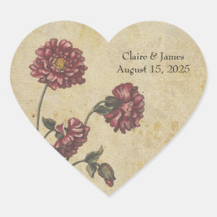 Stickers Mariage Romance gothique - Sombre et élég