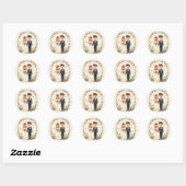 Stickers Mariage romantique (Feuille)