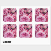 Stickers mariage rose (Feuille)