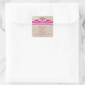 Stickers Mariage rose Élégant Déco (Sac)